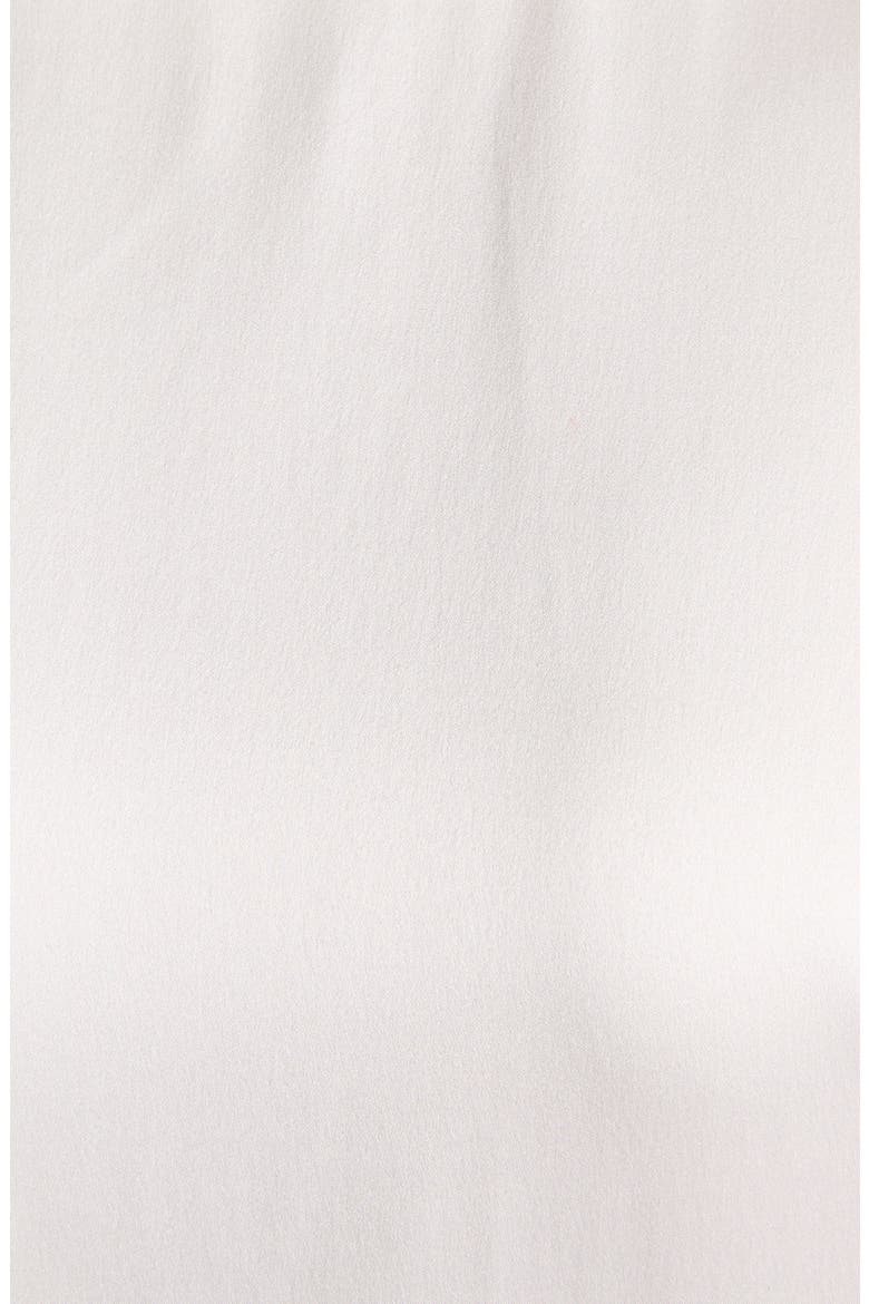 Scarf Detail Stretch Silk Satin Top, Alternate, color, 9000 WHITE
