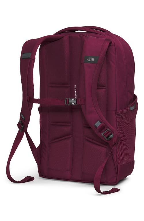 The North Face Jester Luxe Backpack In Boysenberry/coral Metallic