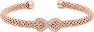 MESHMERISE Infinity Mesh Cuff Bracelet