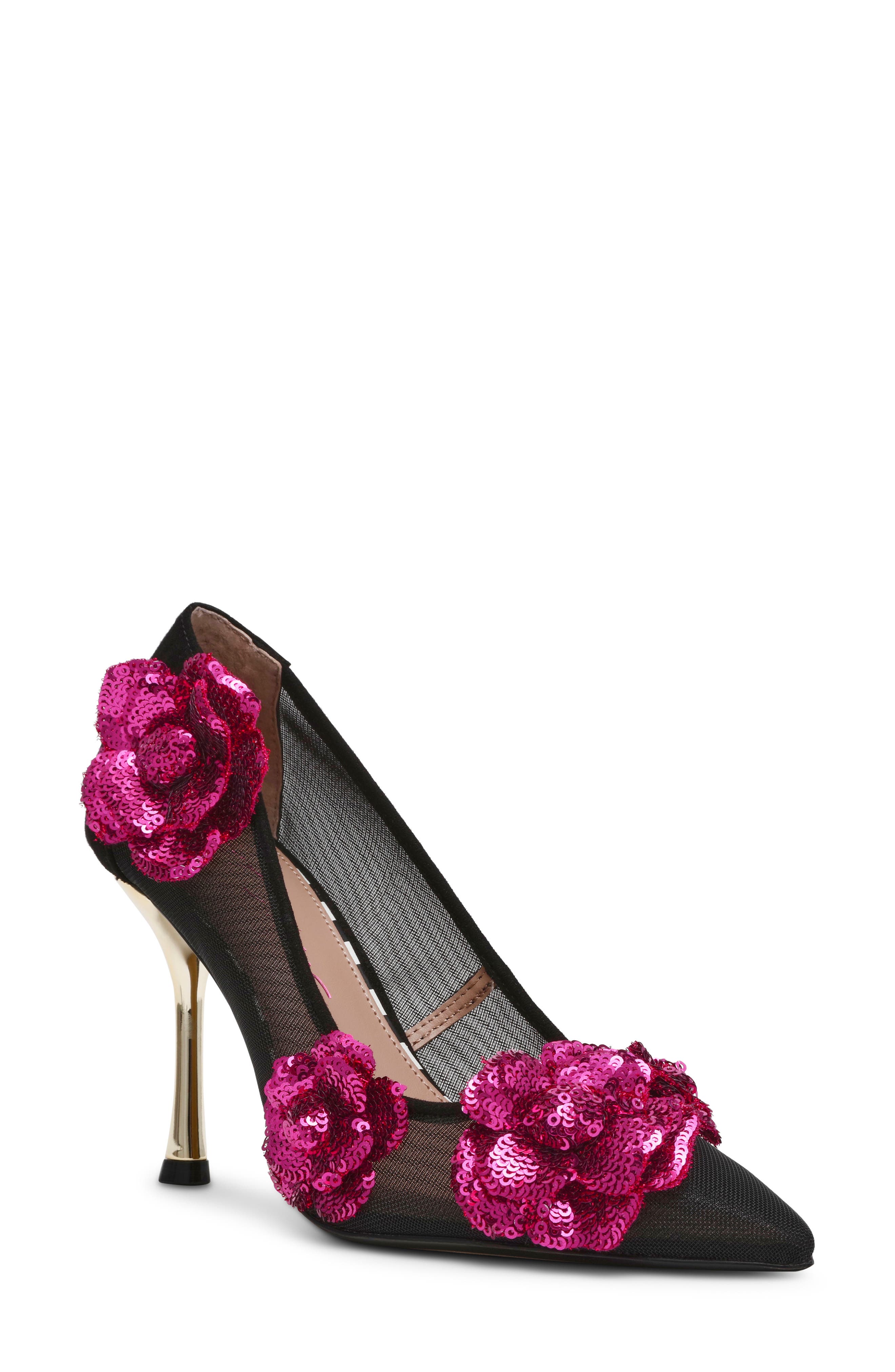 Betsey Johnson Rossa Pointed Toe Pump, Main, color, 