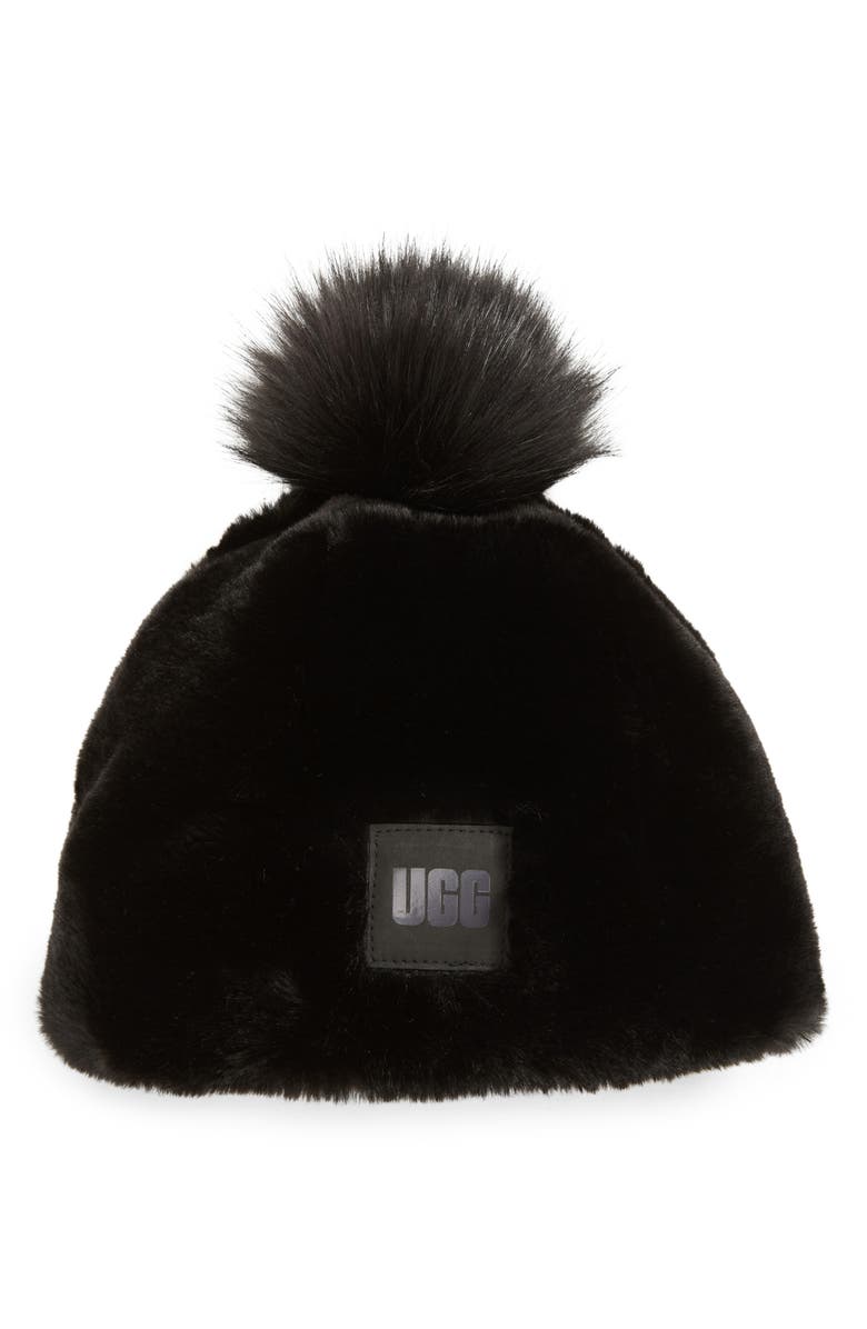 UGG<sup>®</sup> Women's Faux Fur Beanie, Main, color,