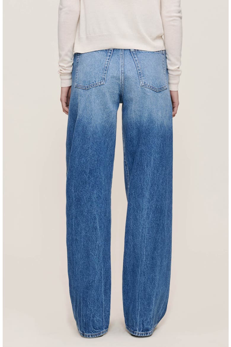 Taylor High Waist Relaxed Barrel Jeans, Alternate, color, NORTH WATER