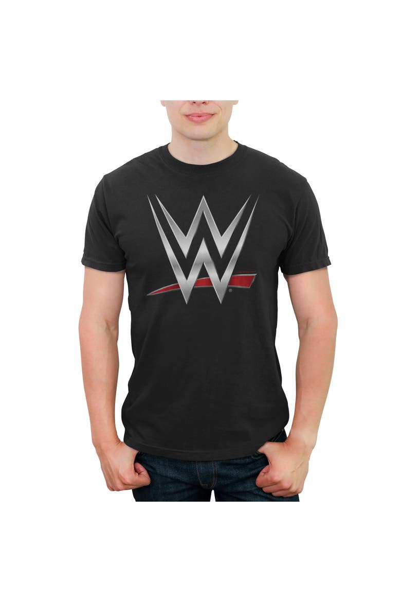 Men's WWE Chrome Logo  Graphic T-Shirt, Main, color, Black