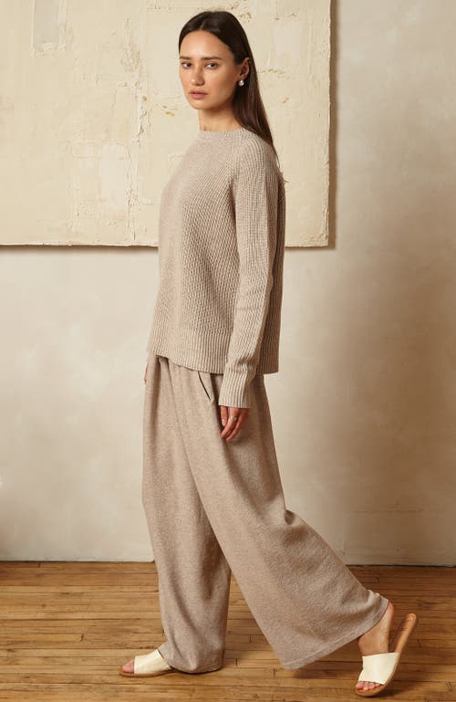 Oyun Misu Linen Wide Leg Pants In Oat