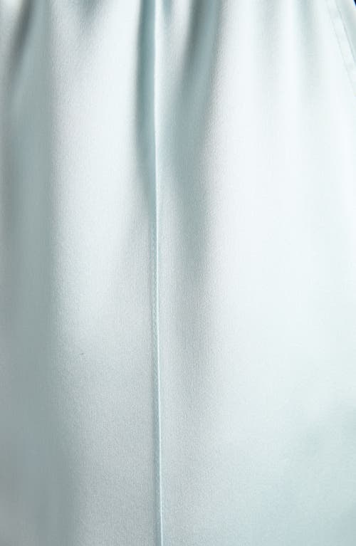 Tom Ford Stretch Silk Satin Pj Pants In Blue