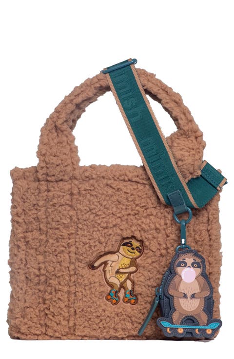 Kids' Faux Shearling Tote