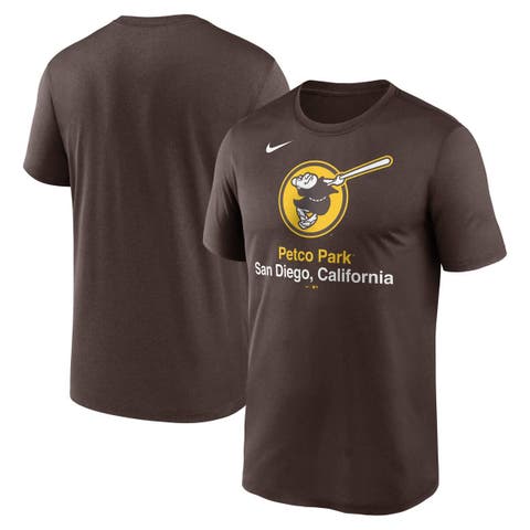 Men's Nike Brown San Diego Padres Stadium Legend Performance T-Shirt