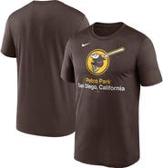 Nike Men's Nike Brown San Diego Padres Stadium Legend Performance T-Shirt