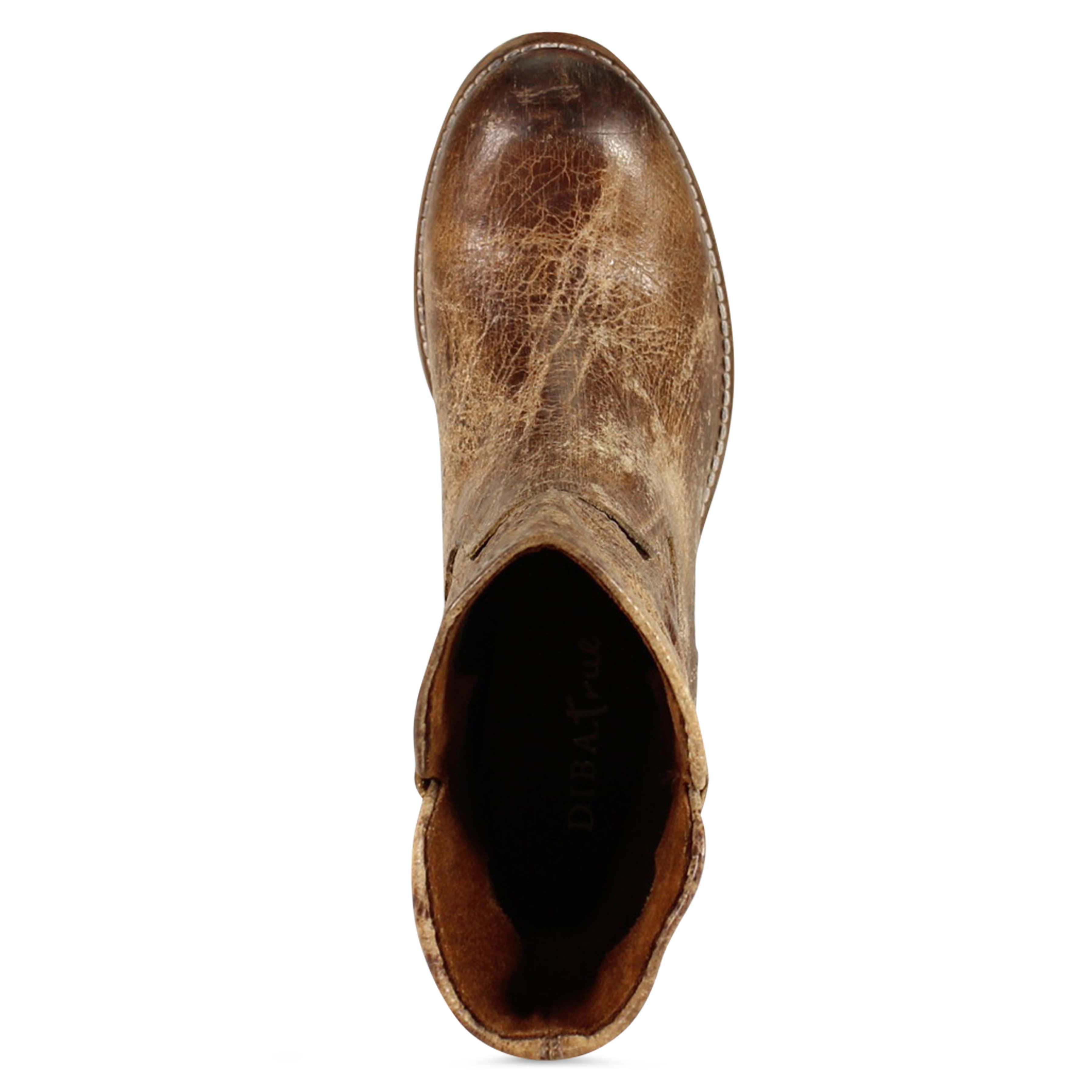 Diba True WEST HAVEN Pull-On Distressed Leather Western Boots, Alternate, color, Tan