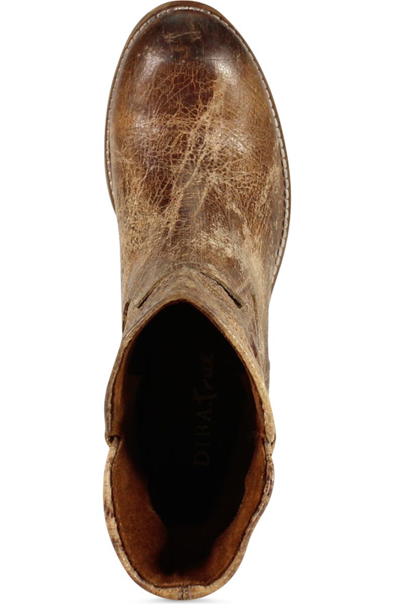 Diba True WEST HAVEN Pull-On Distressed Leather Western Boots, Alternate, color, Tan