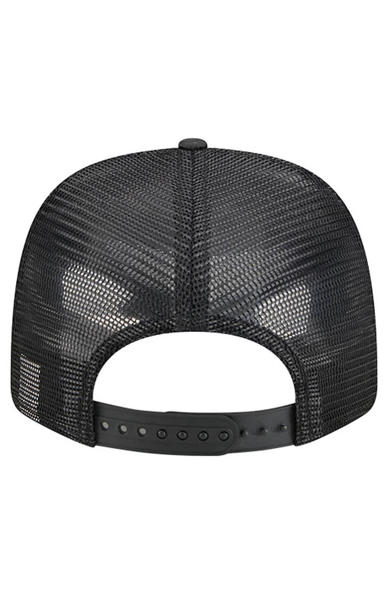 New Era Men
s New Era  Black New Jersey Devils Quilted Nylon 9SEVENTY Adjustable Trucker Hat, Alternate, color, Black