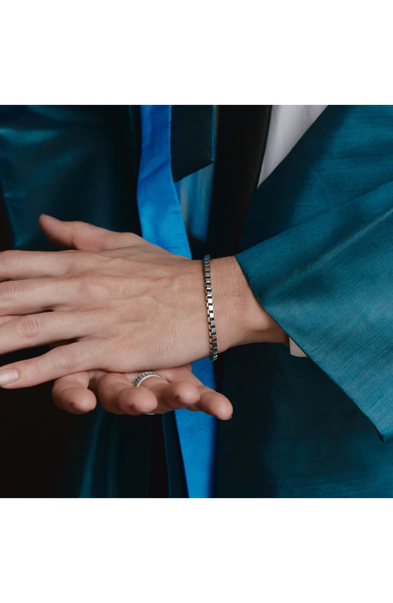 LOUPN Box Chain Bracelet, Alternate, color, Silver