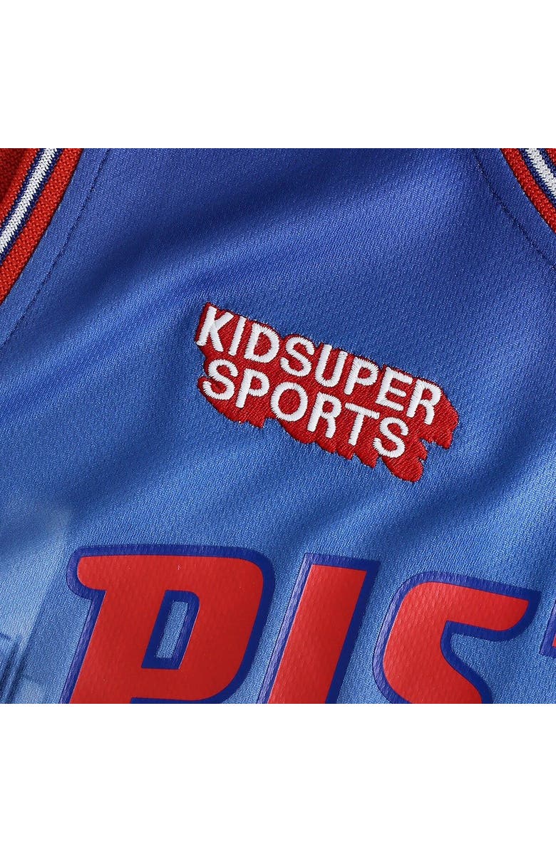 NBA X KIDSUPER Unisex NBA & KidSuper Studios by Fanatics Red Detroit Pistons Hometown Jersey, Alternate, color, Red