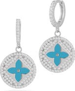 SPHERA MILANO Clover Drop Earrings