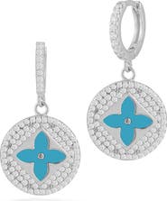 SPHERA MILANO Clover Drop Earrings