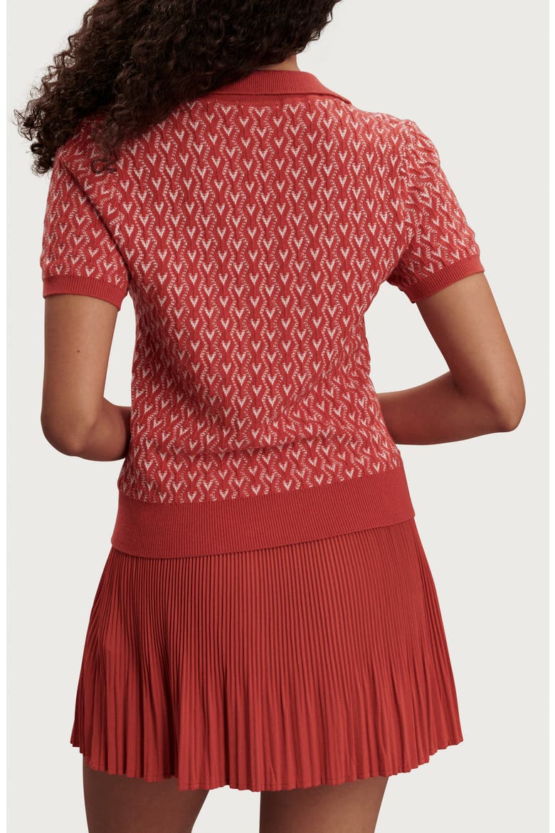 Ezrella Polo Sweater, Alternate, color, BAKED APPLE