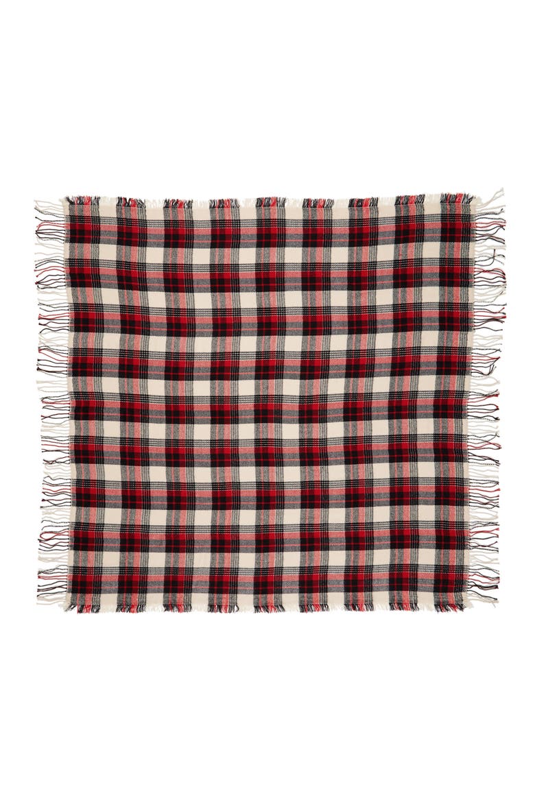 Plaid Scarf, Alternate, color, PEBBLE STONE
