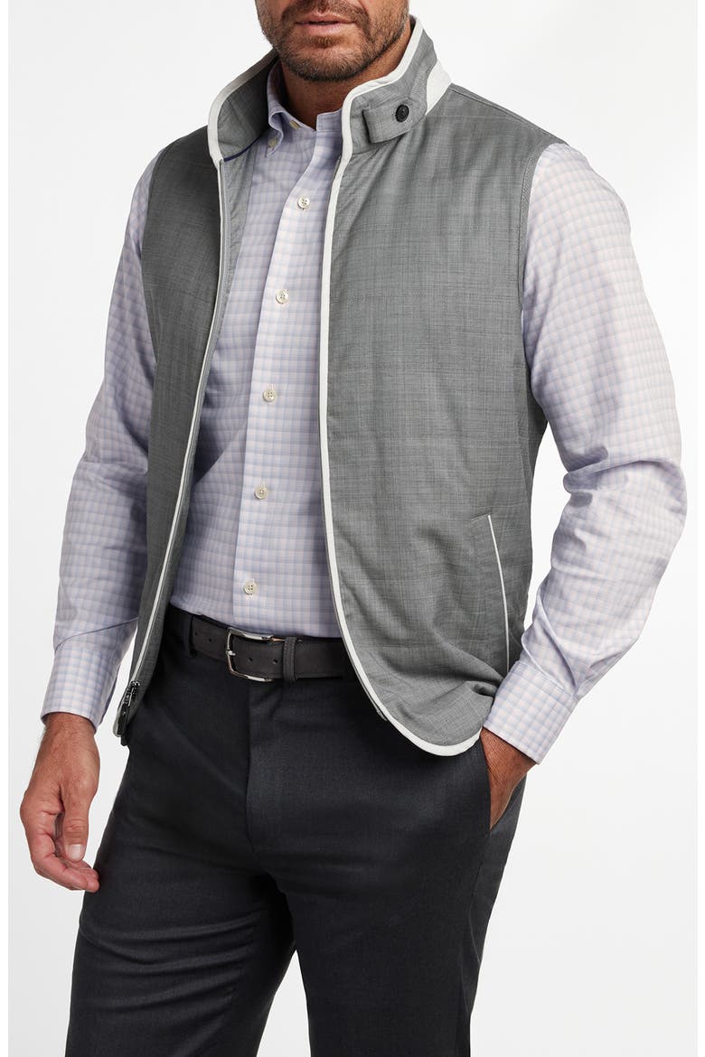 Urban Wool Vest, Main, color, SMOKE GREY