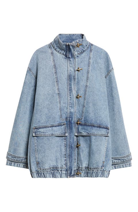 Polca Oversize Cotton Denim Jacket