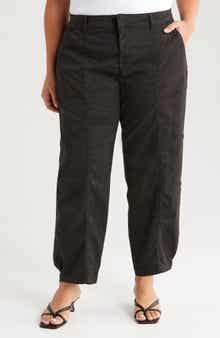 Sahara Tapered Stretch Cotton Utility Pants