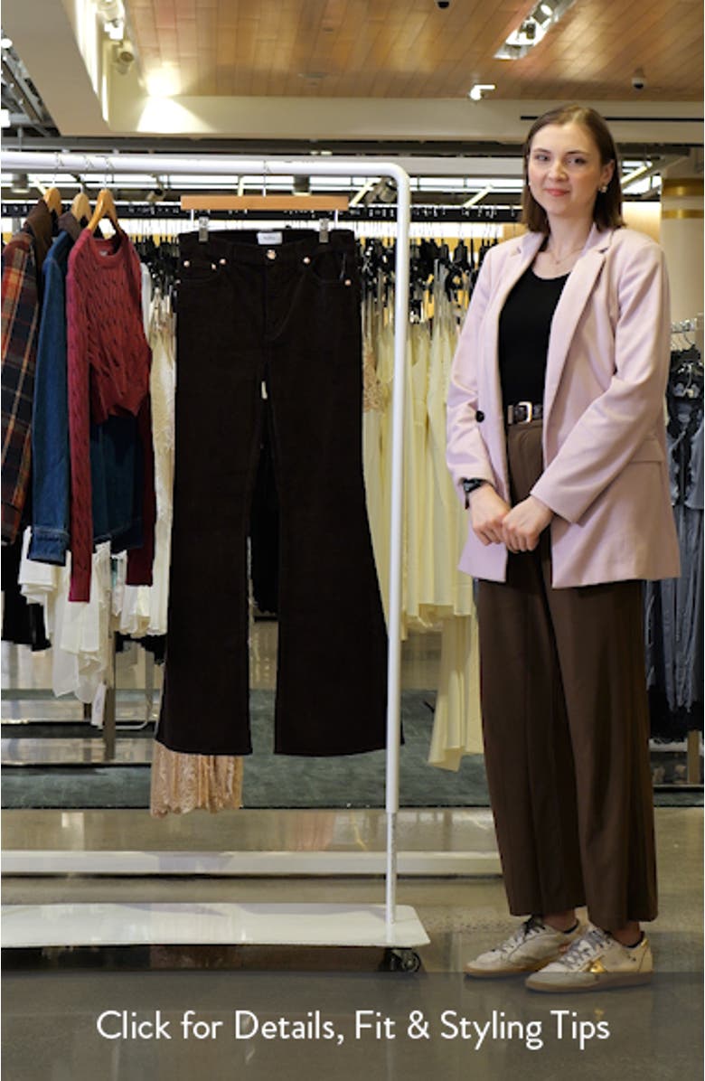 Kinsley Corduroy Flare Jeans, sales video thumbnail