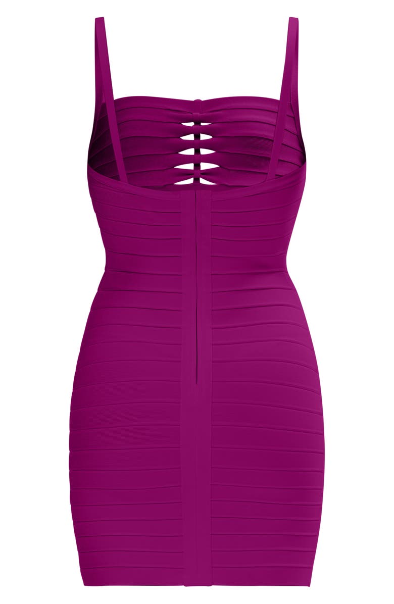 Herve Leger The Emerson Knit Dress, Alternate, color, Verbena