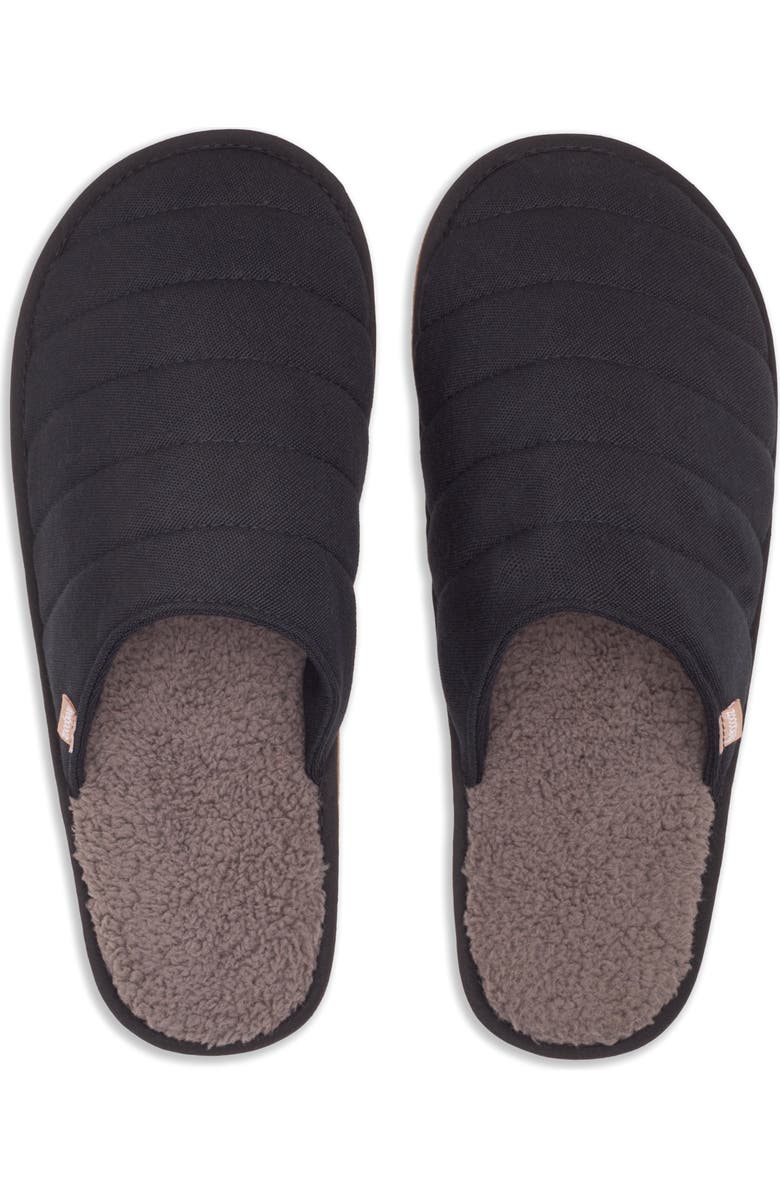 Feelgoodz Men's Mule Woven Slipper, Alternate, color, Meteorite