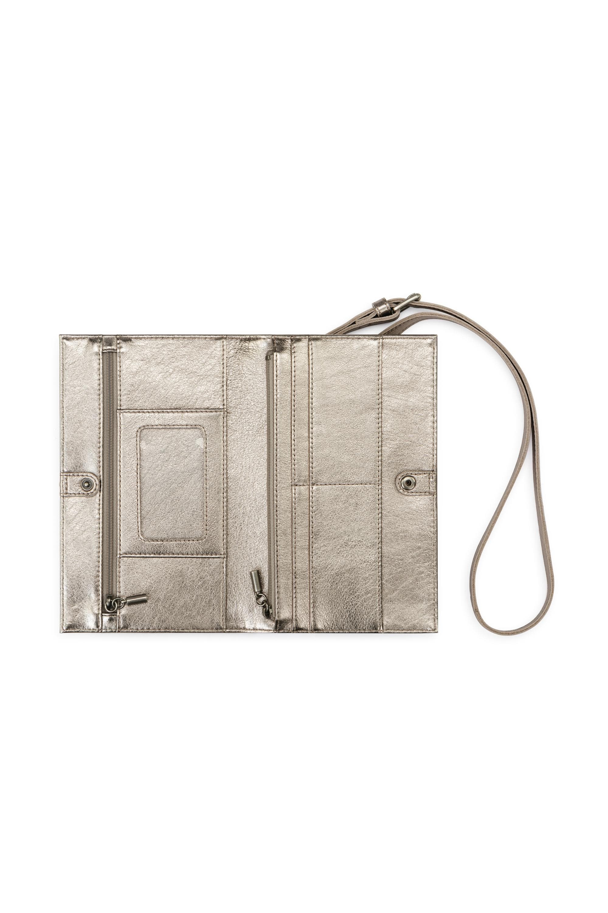 The Sak Los Feliz Leather Phone Wallet, Alternate, color, Pyrite