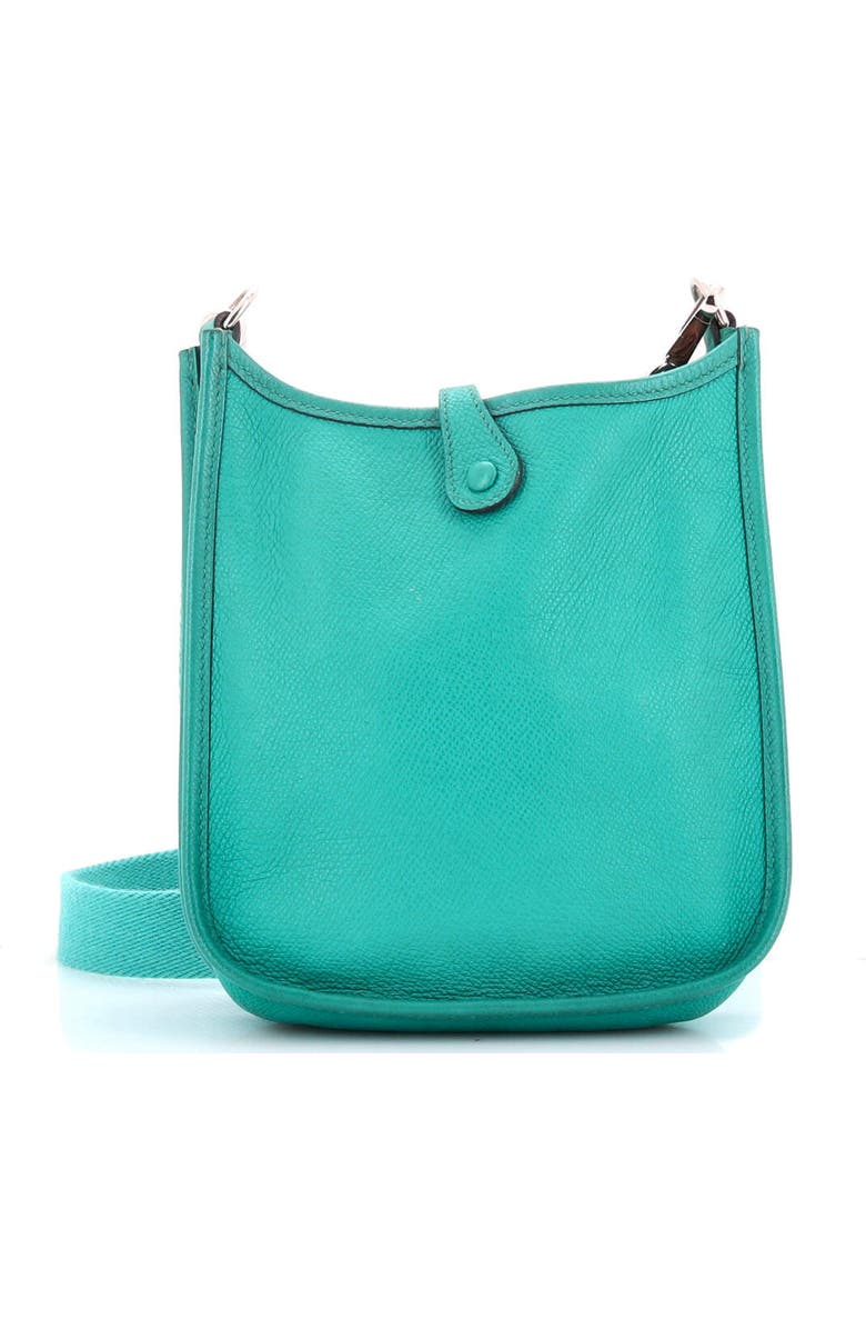 Pre-Owned Hermes Evelyne Bag Gen III Epsom TPM, Alternate, color, Bleu Paon