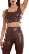 Commando Faux Leather Crop Top