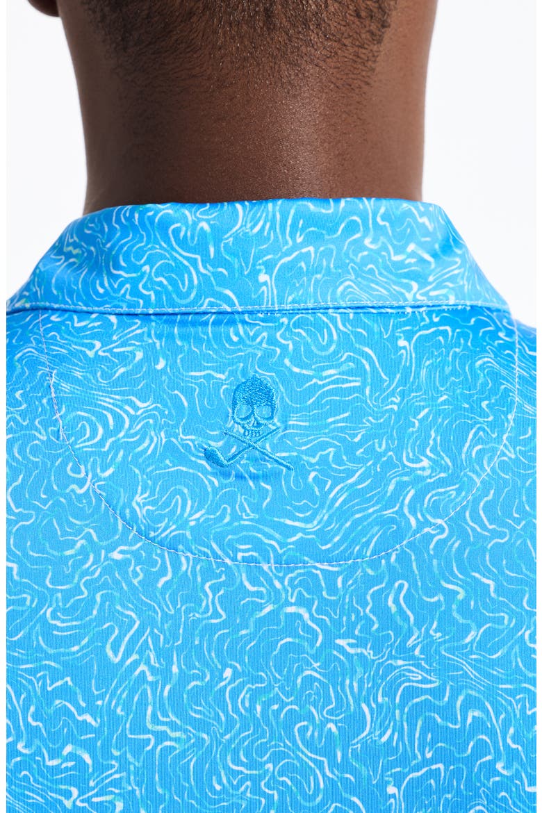 Fairwaysplash Short Sleeve Performance Polo, Alternate, color, BLUE