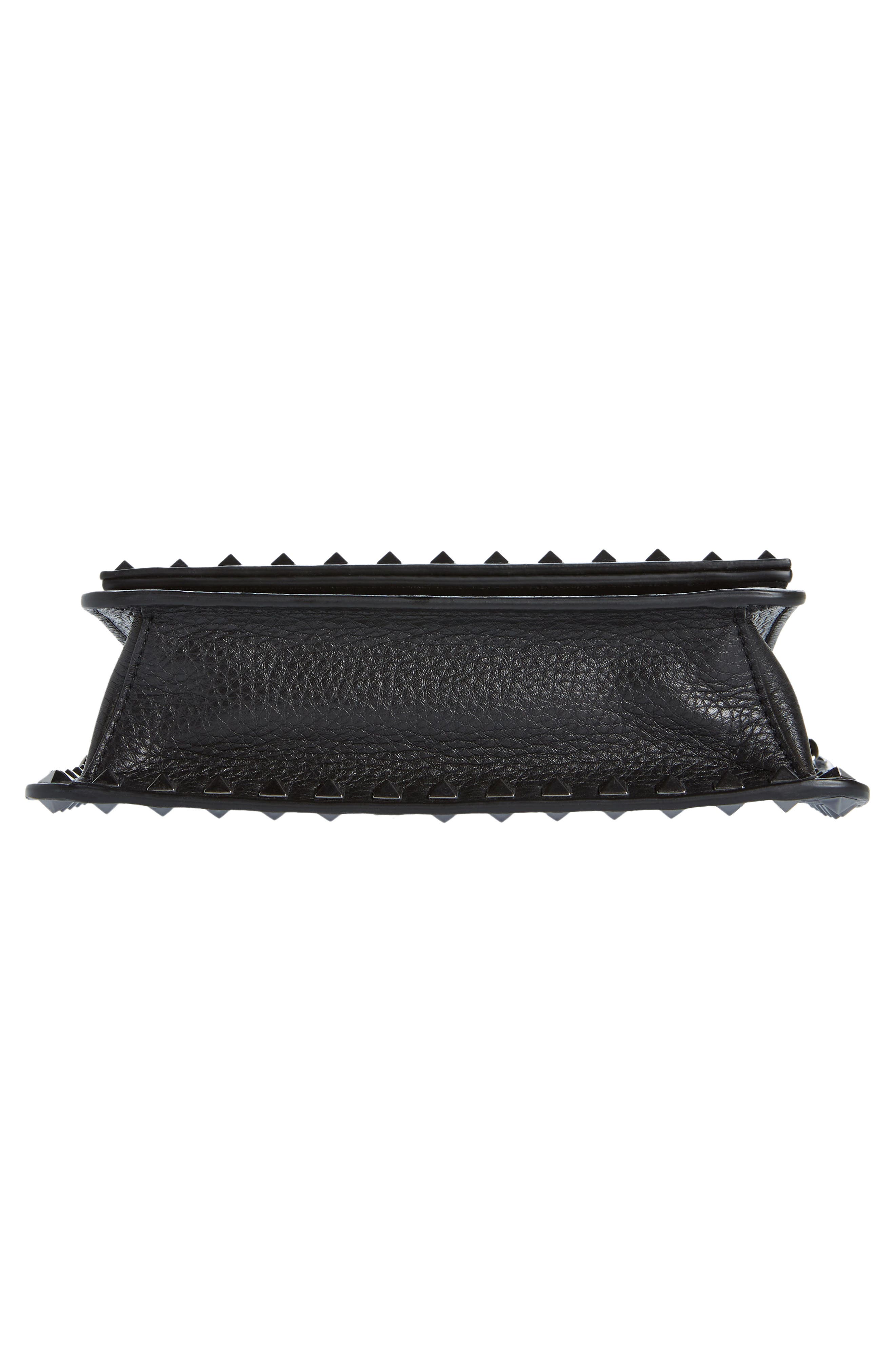 Valentino Garavani Small Rockstud Leather Shoulder Bag, Alternate, color, 