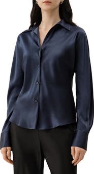 Lilysilk Women's Bias Cut Silk Shirt