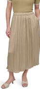 DKNY Crushed Pleated Midi Skirt
