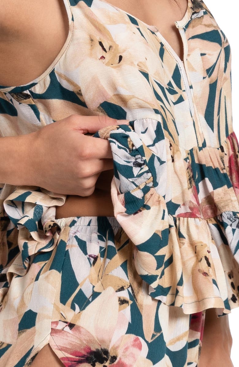 Midnight Bakery Print Short Pajamas, Alternate, color,