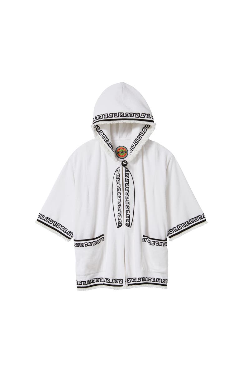 Tombolo 'Surf's Up' Beach Towel Top, Main, color, White