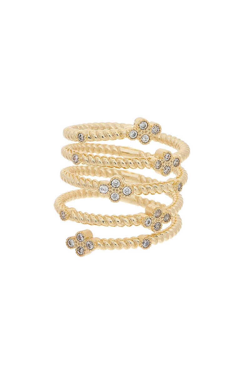 Juvell Cubic Zirconia Wraparound Ring, Main, color,
