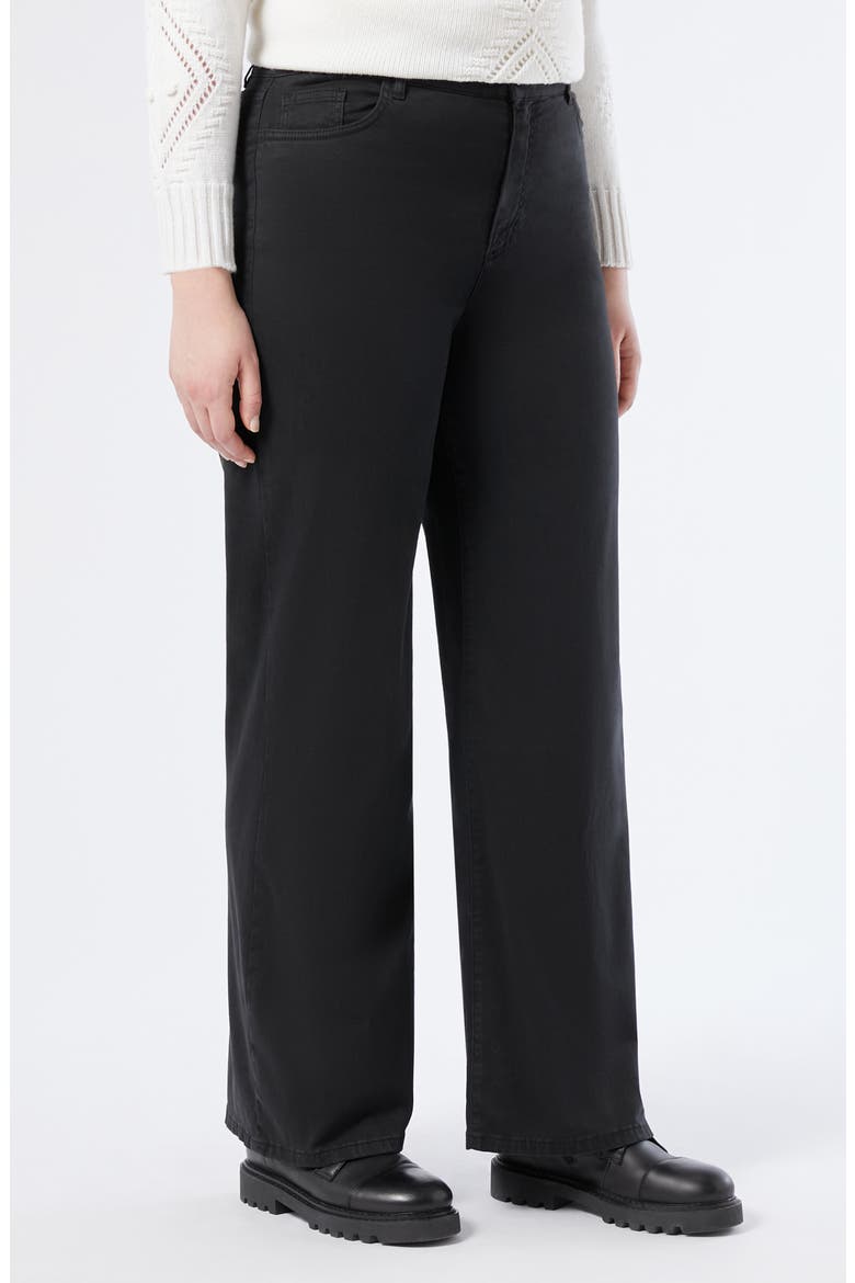 Straight Leg Jeans, Main, color, BLACK