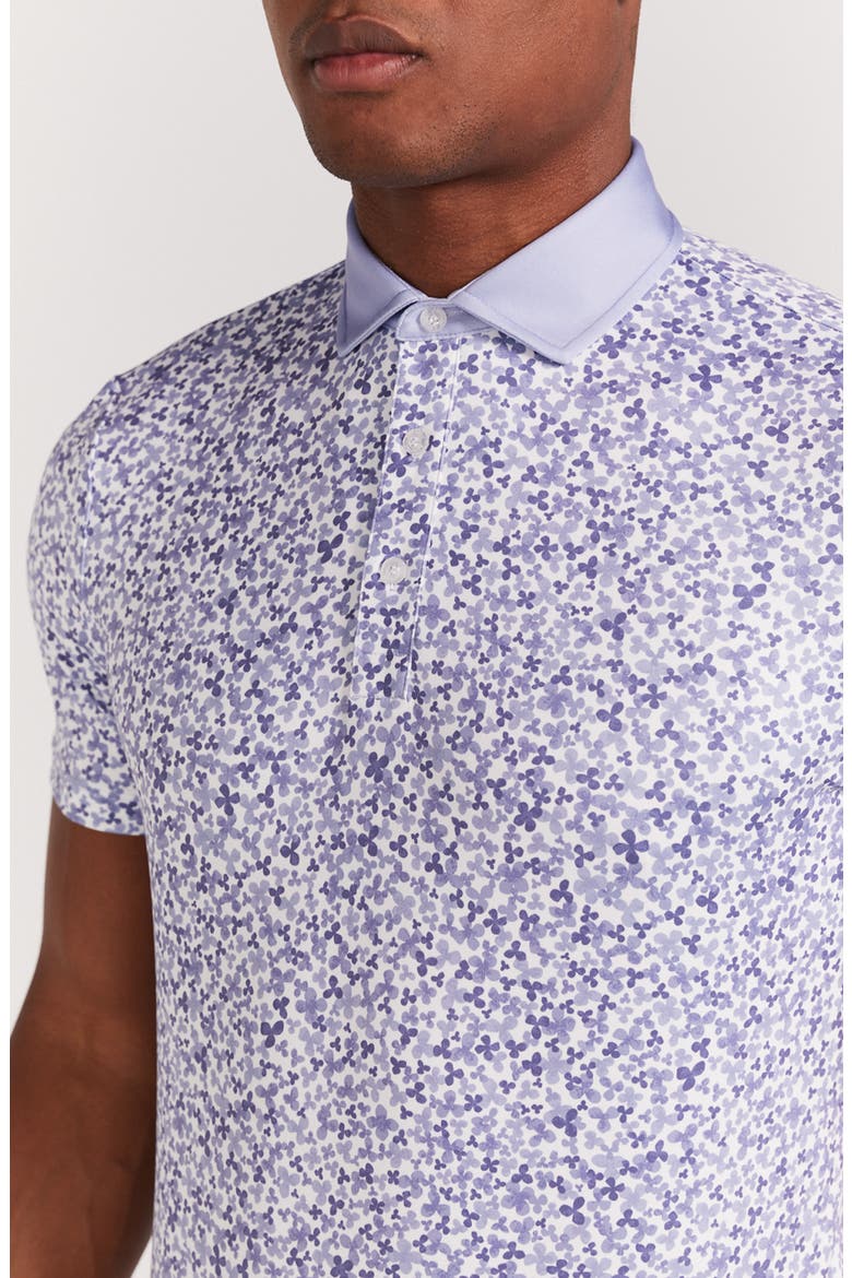 Brewer Floral Polo, Alternate, color, BABY LAVENDER