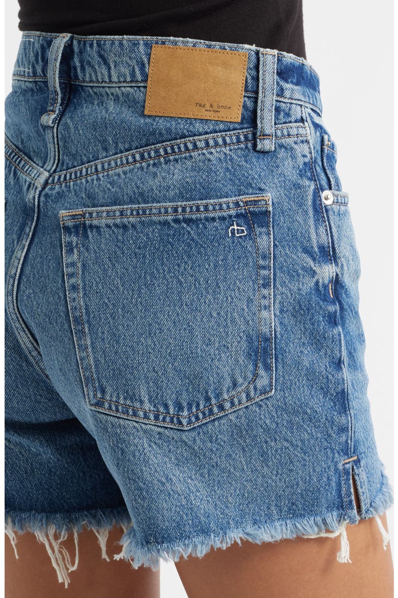 Denim Cutoff Shorts, Alternate, color, FLORA