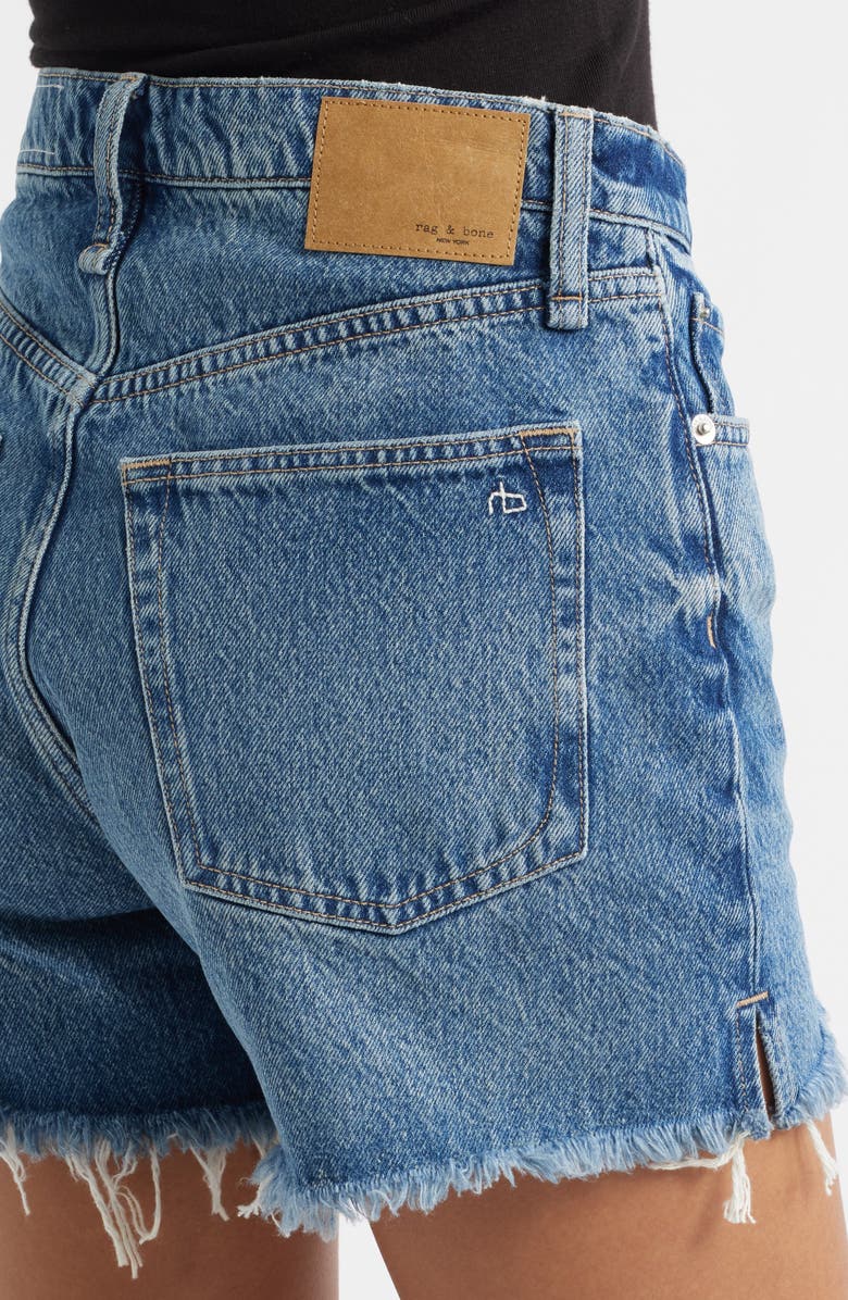 rag & bone Denim Cutoff Shorts, Alternate, color, Flora