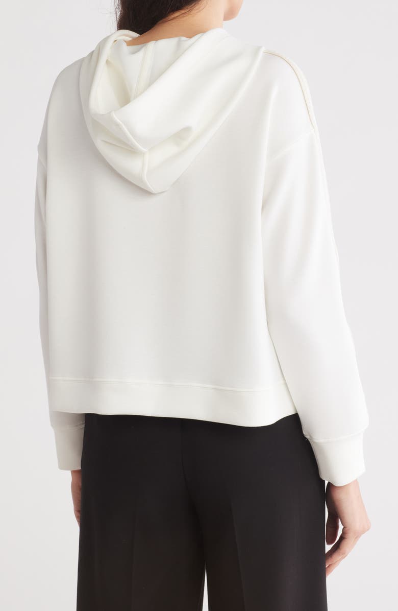 INDUSTRY REPUBLIC CLOTHING Braided Trim Hoodie, Alternate, color, 