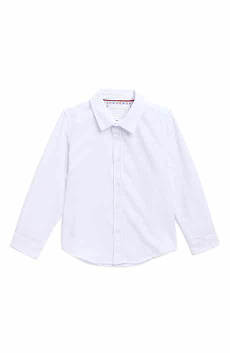 DENIM AND FLOWER Kids' Long Sleeve Button-Up Shirt
