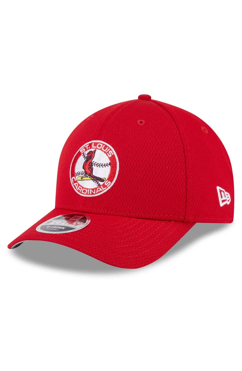 New Era Men's New Era Red St. Louis Cardinals 2025 MLB Clubhouse 9FORTY M-Crown Adjustable Hat, Main, color, 