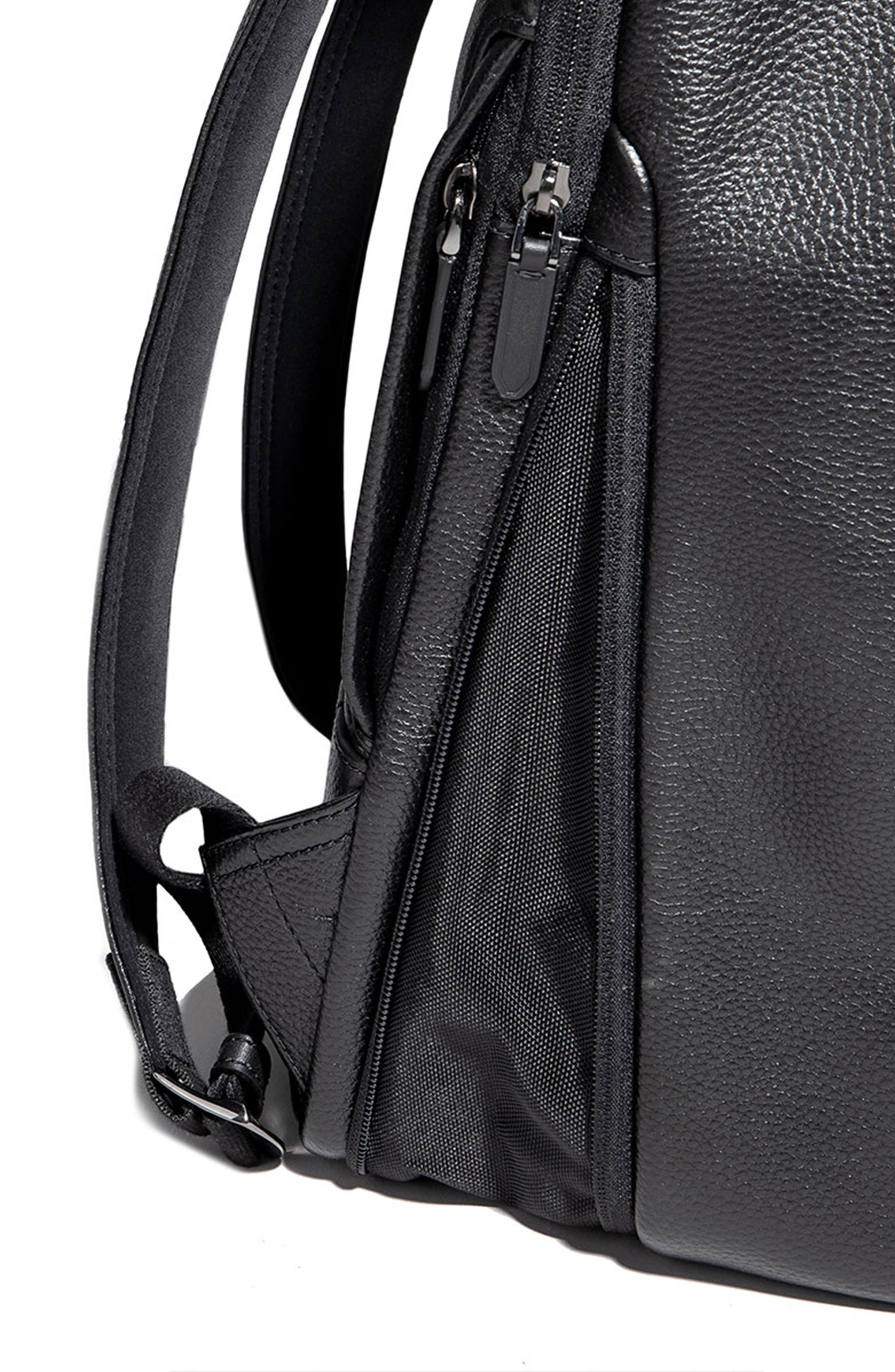 hook + ALBERT Leather Backpack, Alternate, color, 