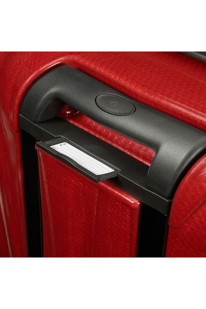 C-LITE Hardside 20" Carry On Spinner Luggage, Alternate, color, Chili Red