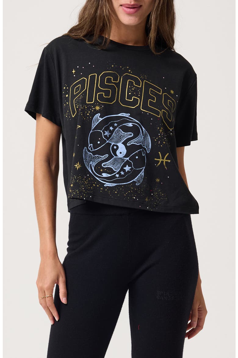 Pisces Mercury Graphic T-Shirt, Main, color, BLACK