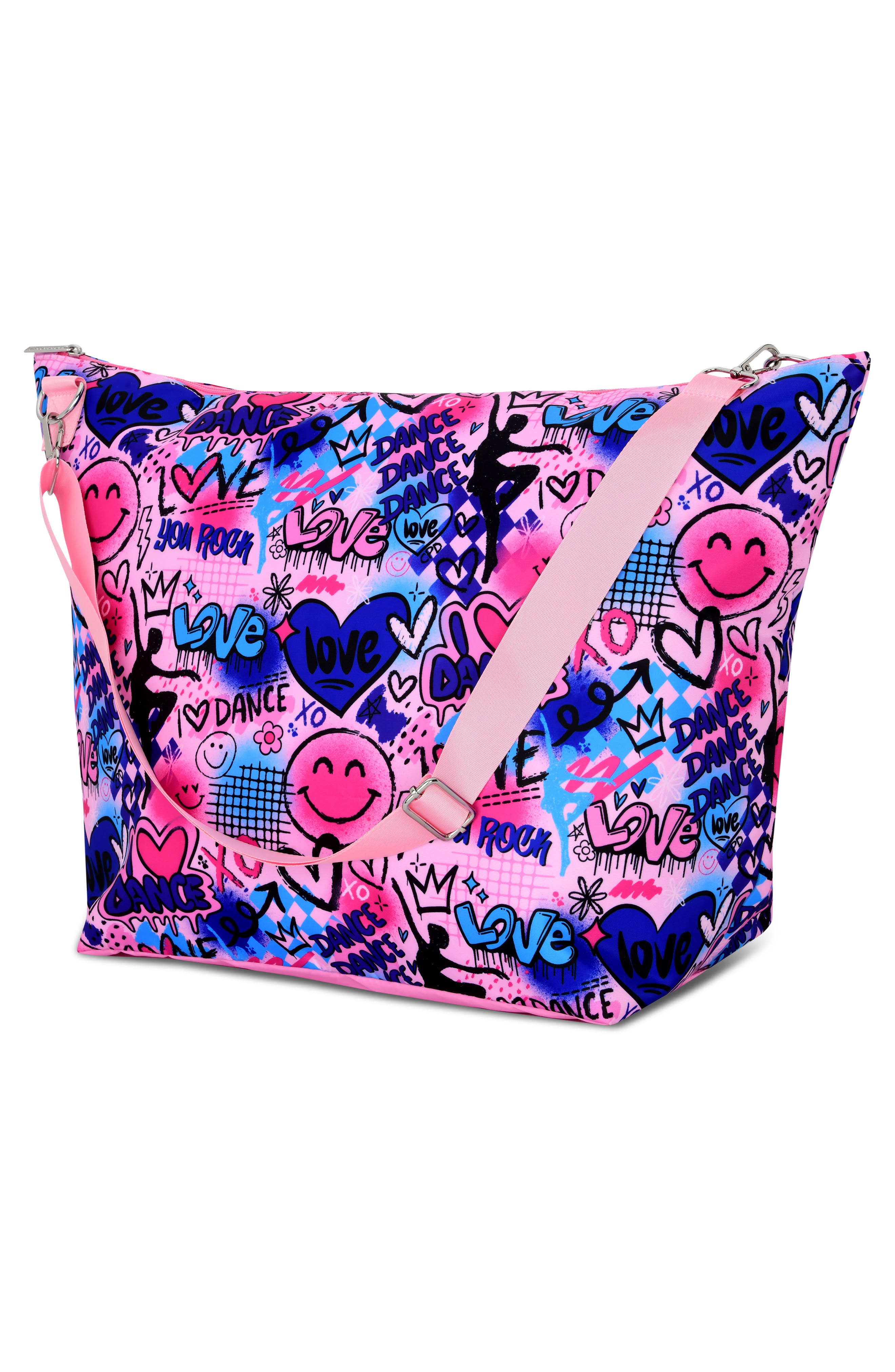 Iscream Kids' Corey Paige Dance Weekender Bag, Alternate, color, Pink Multi