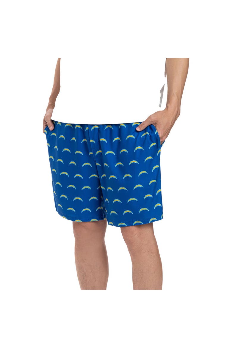 Men's Concepts Sport Powder Blue Los Angeles Chargers Gauge Jam Two-Pack Shorts Set, Alternate, color, Powder Blue