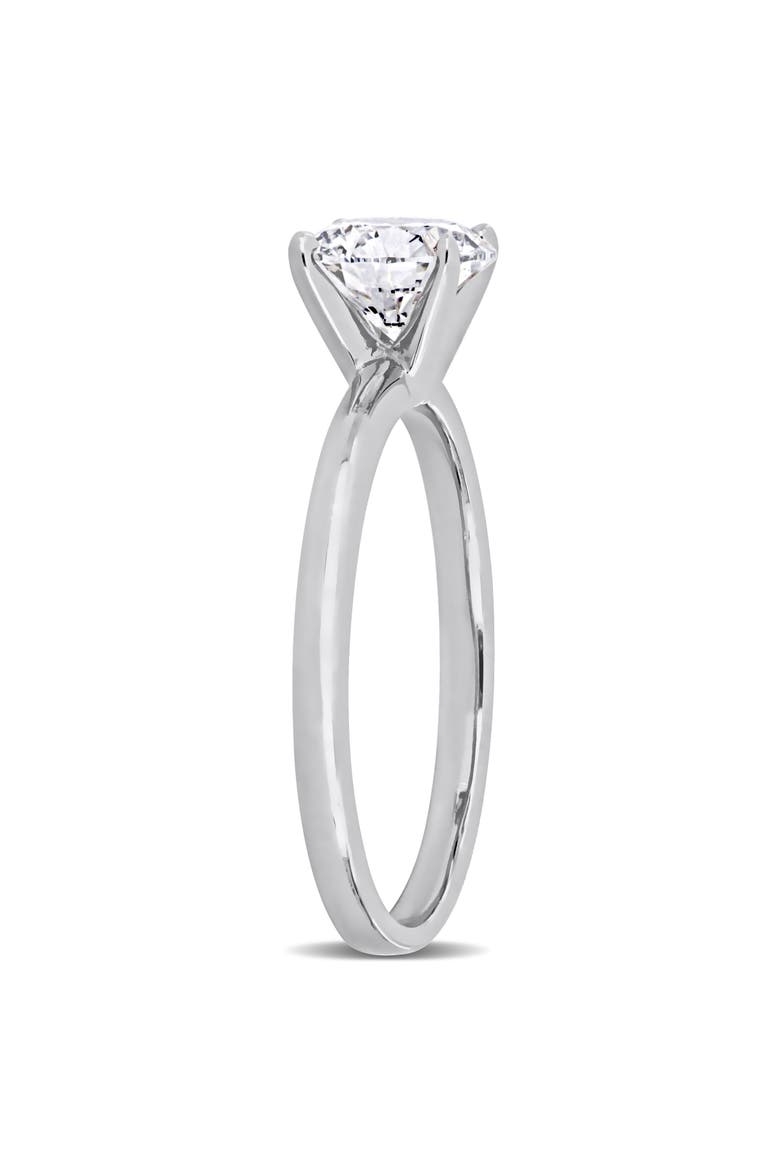 1 CTW Lab-Grown Diamond Solitaire Ring 14k, Alternate, color, White Gold